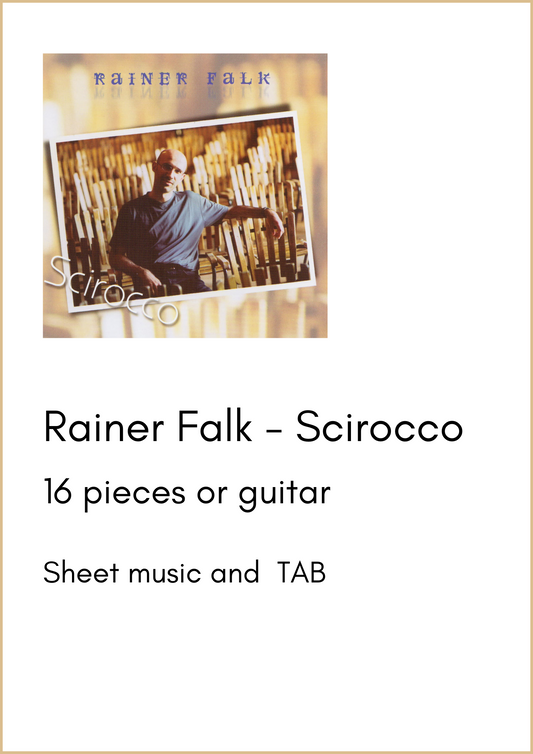 SCIROCCO - Sheet music and TAB pdf