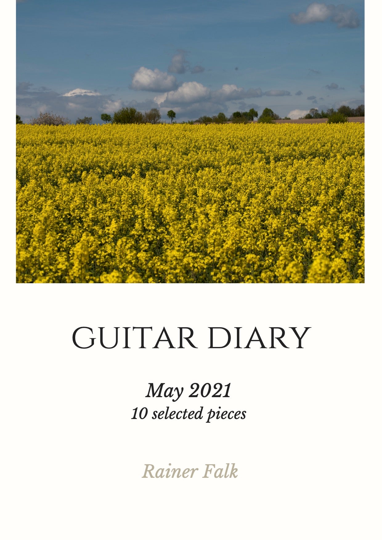 GUITAR DIARY - MAY 2021 incl. Audio files