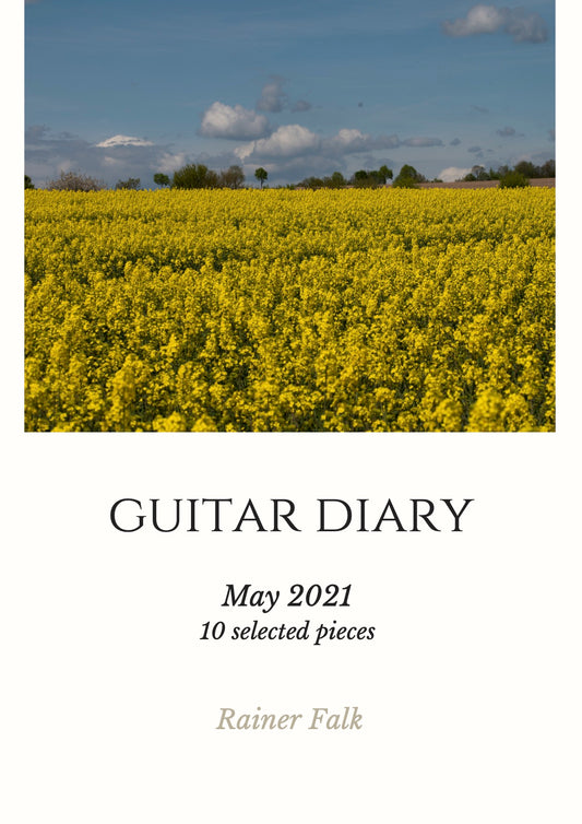 GUITAR DIARY - MAY 2021 incl. Audio files
